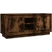 vidaXL TV-Schrank Räuchereiche 102x35x45 cm Holzwerkstoff