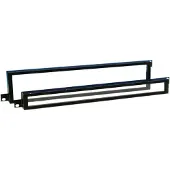 Adam hall 19"-Frontabdeckung mit Plexiglaseinsatz 2 HE