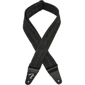Fender x Wrangler Denim Strap gewaschene schwarze Naht