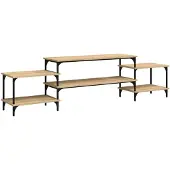 vidaXL TV-Schrank Sonoma-Eiche 197x35x52 cm Holzwerkstoff