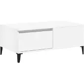 vidaXL Couchtisch Weiß 90x50x36,5 cm Holzwerkstoff