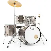 Pearl Roadshow 5-teiliges Fusion-Drumset mit Sabian-Becken Bronze Metallic