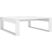 vidaXL Couchtisch Weiß 100x100x35 cm Holzwerkstoff