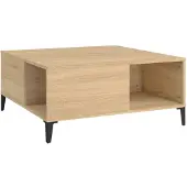 vidaXL Couchtisch Sonoma-Eiche 80x80x36,5 cm Holzwerkstoff