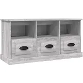 vidaXL TV-Schrank Grau Sonoma 100x35x50 cm Holzwerkstoff