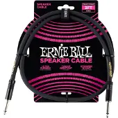 Ernie Ball P06071 3ft Straight-Straight Lautsprecherkabel schwarz