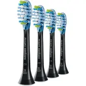 Philips C3 Premium Plaque Defence HX9044/33 4x Schwarze Bürstenköpfe für Schallzahnbürste, 4 Stück(e), Schwarz, Gummi, 31 mm, 62 mm, 220 mm