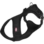 Trixie Comfort Soft Touren-Geschirr - schwarz - 33–50 cm/20 mm