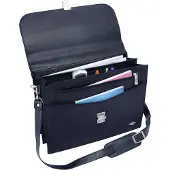 Wedo Ladies Flap-Over Briefcase Kosmetiktasche Schwarz