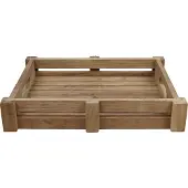 HSM Collection | Serviertablett Chenoa Teakholz naturel Holz 40x30x7 cm | NADUVI