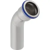 Geberit Mapress Edelstahl, Bogen 45 Gr., Einschubende, d18mm, 1 Stk.