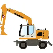 Minis By Lemke Liebherr Compact Bagger mit Tieflöffel