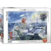 Eurographics Puzzle Kunst Le Bouquet de Paris Marc Chagall 1000 Teile