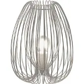 FABAS LUCE Tischleuchte Camp E27 Ø250mm Weiß