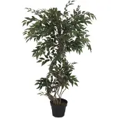 XL Palms Ficus Multi Spiralstamm, Kunstpflanze, 130cm