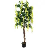 XL Palms Goldregenbaum, Kunstpflanze, gelb, 150cm