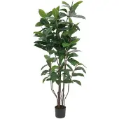 XL Palms Gummibaum, Kunstpflanze,150cm