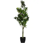 XL Palms Steineibe, Kunstpflanze, 90cm