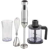 Caso HB 1000, Pürierstab, 1000 W, Schwarz, Edelstahl, Transparent