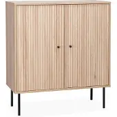 Sweeek - Sideboard mit 2 Türen + 1 Einlegeboden - Natur
