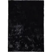 Pergamon Luxus Super Soft Fellteppich Plush Schwarz 140x180cm