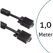 Bachmann VGA-Kabel 1m HD-D-Sub Stecker 918.009 15-polig