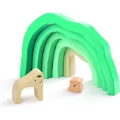 Hape E0490, Stapelblöcke, 2 Jahr(e), Holz, 7 Stück(e)