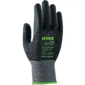 Uvex C300 wet plus Schnittschutzhandschuh HPPE anthrazit/blau/schwarz 9 - 6054609 - anthrazit/blau/schwarz