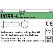 Peiner Sechskantschraube EN 14399-4 M 20 x 210 10.9 feuerverzinkt