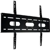 MonLines MWH012B flache TV Wandhalterung 42-100Zoll abschliessbar, schwarz