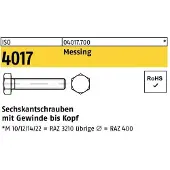 Bufab Sechskantschraube ISO 4017 VG M 8 x 55 Messing