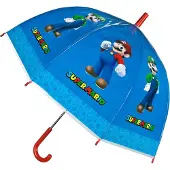 Kids Euroswan Super Mario Regenschirm Ø69cm Schutz vor Regen und Sonne | Gr.: onesize