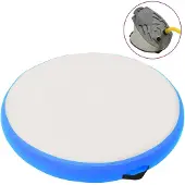 vidaXL Aufblasbare Gymnastikmatte mit Pumpe 100x100x15 cm PVC Blau