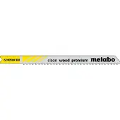 Metabo U-Stichsägeblätter clean wood premium 82 / 2,5 mm, BiM, Universalschaft - 5 Stück - 623905000
