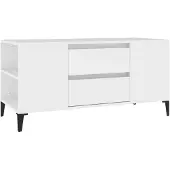 vidaXL TV-Schrank Weiß 102x44,5x50 cm Holzwerkstoff