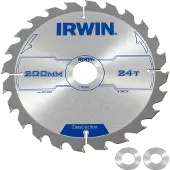 Irwin IRW1897201 200 x 30 mm 24Teeth Kreissägeblatt mit ATB Mahlgrössen Zahn