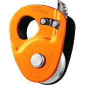 Petzl - Seilrollen für das Klettern - Micro Traxion - Gelb