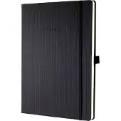 Sigel CONCEPTUM, Schwarz, 194 Blätter, 80 g/m², Kariertes Papier