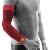 Bauerfeind Sports Compression Arm-Sleeves rot M (Lang) 2021 Arm- & Beinwärmer