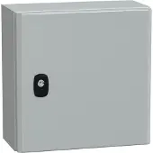 Schneider Electric Electric NSYS3D3315P PanelSeT S3D Volltür mit Montageplatte H300xB300xT150 IP66 IK10 RAL7035.