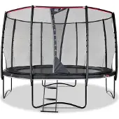 Exit PeakPro Trampolin ø366cm, auf Beinen, Rund, für Kinder, Schwarz