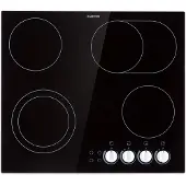 Klarstein EasyCook Keramikkochfeld 6100W Drehregler schwarz Schwarz
