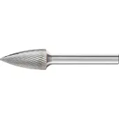 PFERD 21122756 Fræsestift Spidsbue Længde 65 mm Mål, Ø 12 mm Arbejdslængde 25 mm Skaftdiameter 6 mm