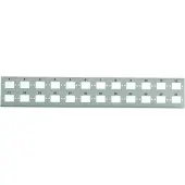 Telegärtner TG VERT.PLATTE MINI-WV, RA H02025A0349 für 24x LC-D KUPPLUNG