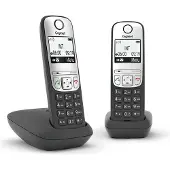 Gigaset Siemens Telefon A690DUO schwarz-silber