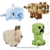 Mega Bloks Minecraft Kuscheltiere, Plüschtier vers. Charaktere, Cartoon-Figur, 3 Jahr(e)