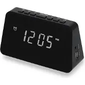 AIC Radiowecker USB QI-Funktion kabellos Laden von Smartphones Wecker WM3020i schwarz