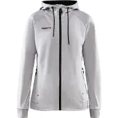 Craft Sweatjacke ADV Unify FZ Hood Damen Grey Melange-M