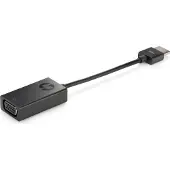 HP HDMI-zu-VGA-Kabeladapter, VGA (D-Sub), HDMI Typ A (Standard), Stecker, Buchse, Schwarz, China