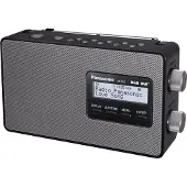 Panasonic RF-D10EG-K Radio DAB+ Schwarz / Grau